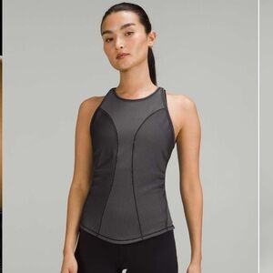 Lululemon base pace two-toned ribbed tank